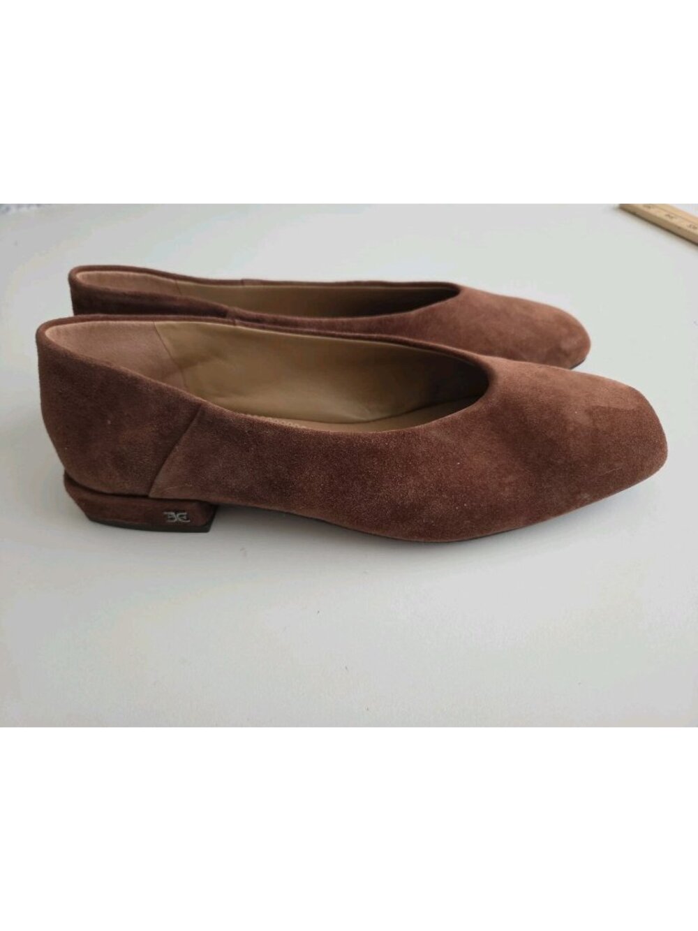 Sam Edelman Women's Kasey Ballet Flats Dark Terra Toffee Size 8.5